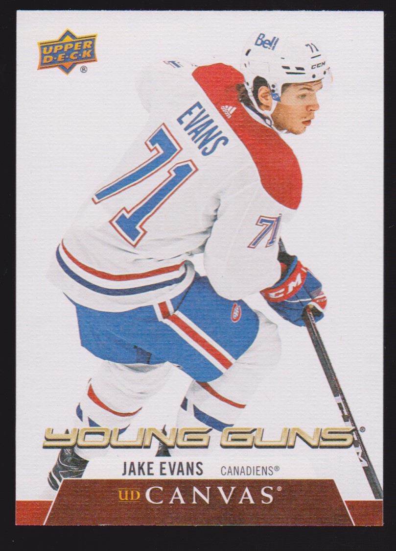 (image for) 2020-21 Upper Deck Canvas #C224 Jake Evans YG